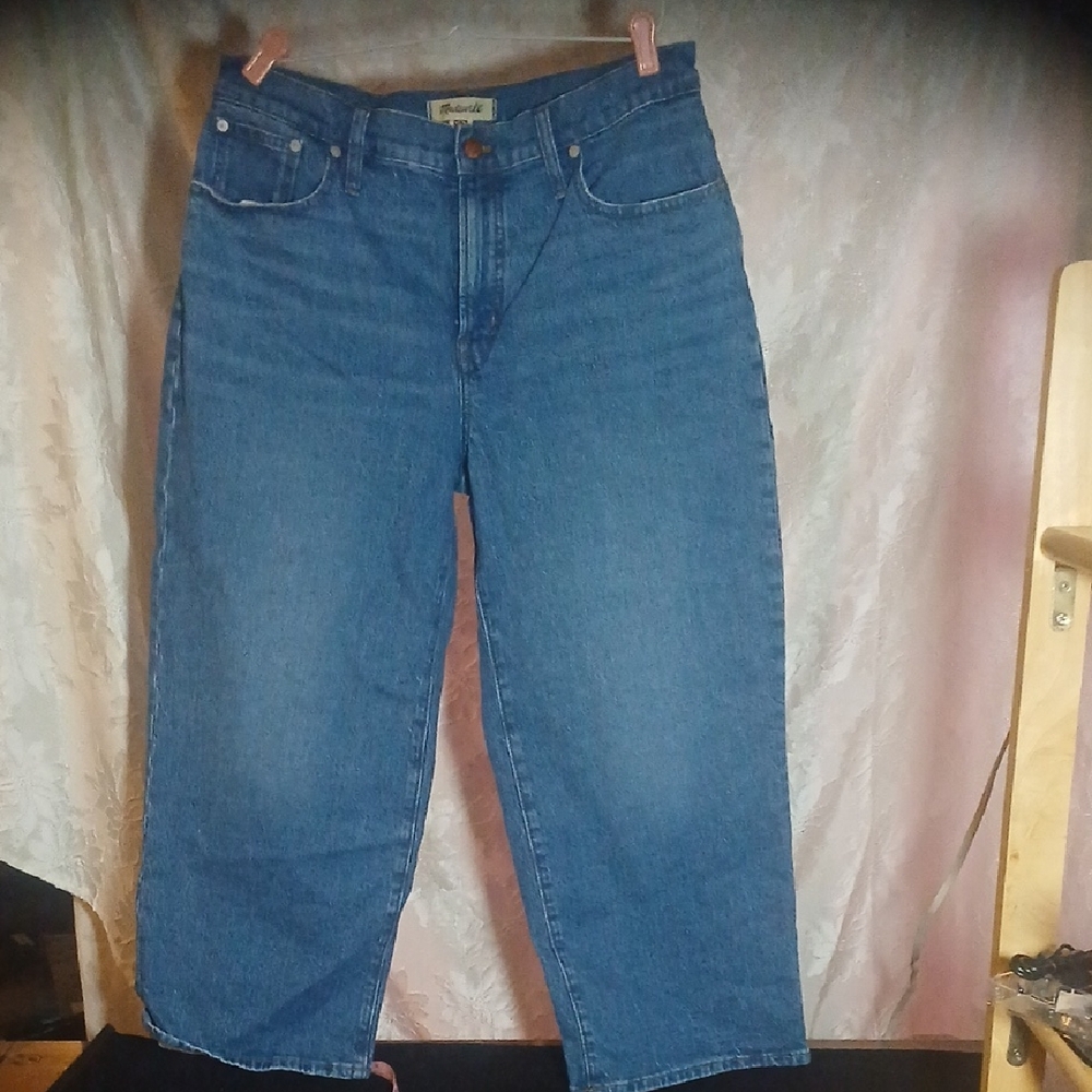 Madewell 31 Petite Wide Leg Jeans